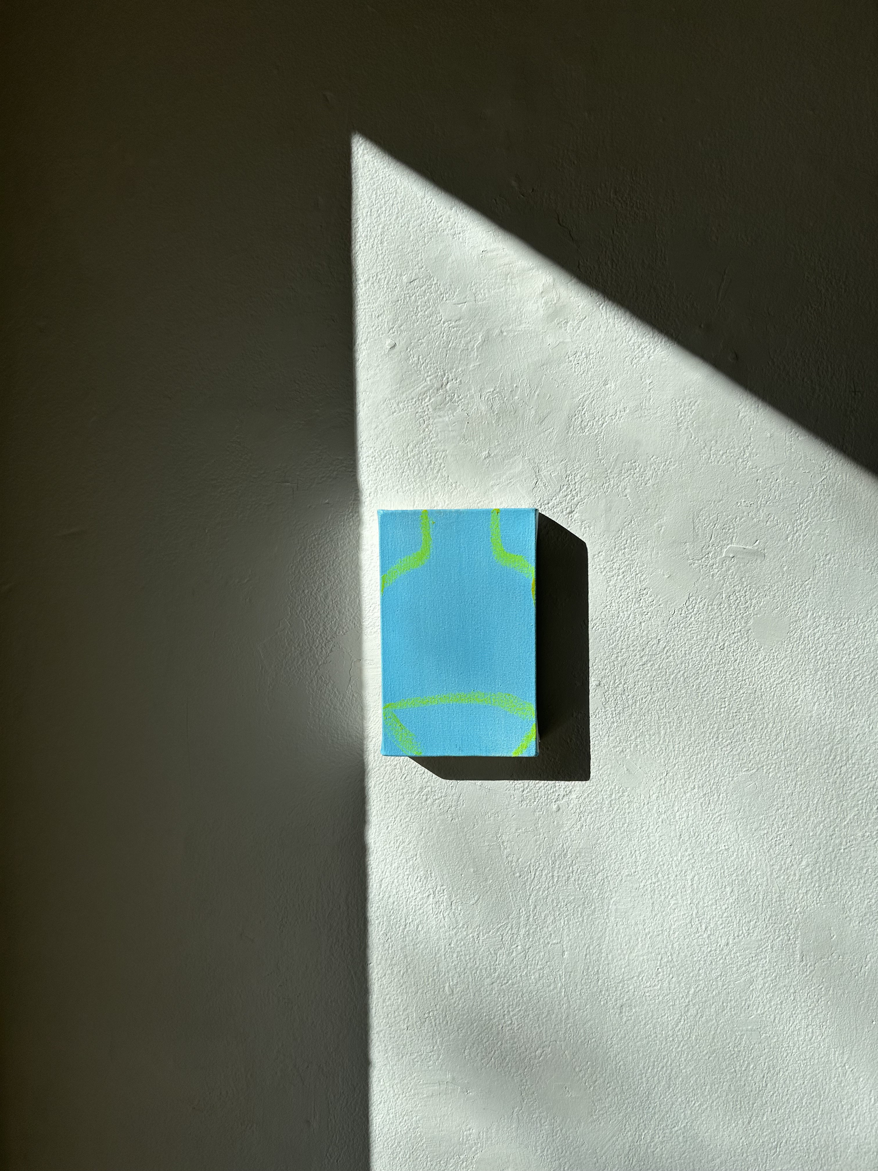 Abstract oil painting by Finnish artist Matti Närekangas, 2025